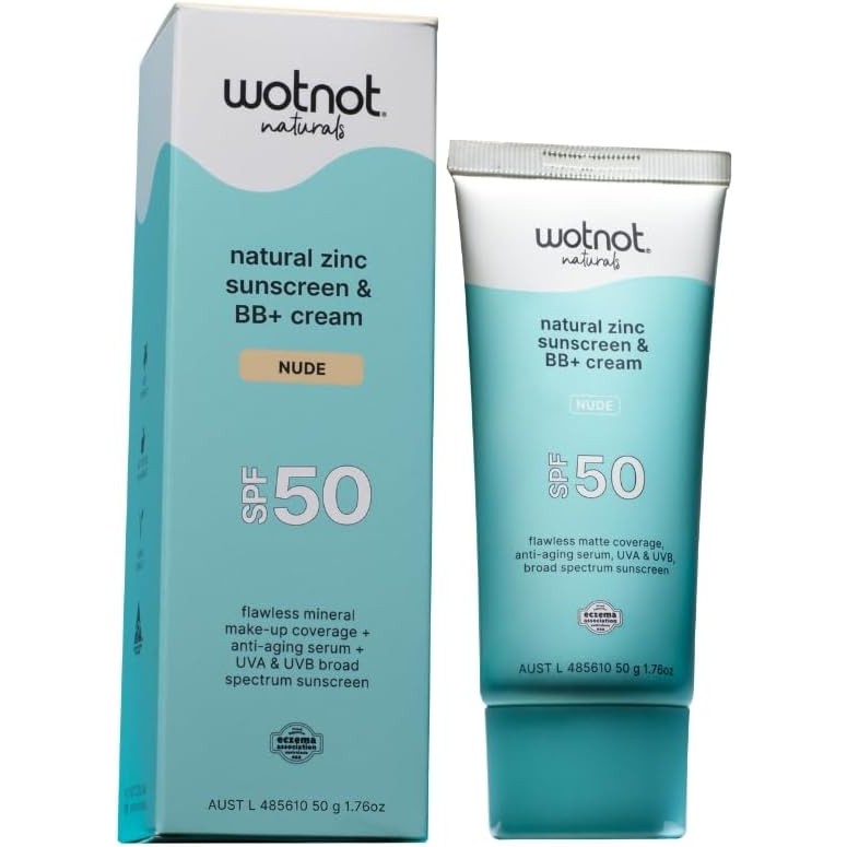 Wotnot Sunscreen & Bb+ Cream Spf50 Nude 50g