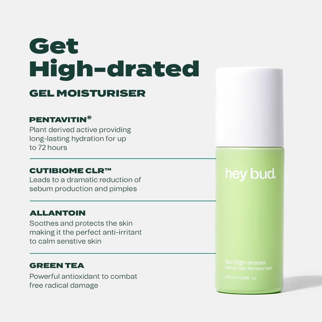 Hey Bud Hemp Gel Moisturiser 50ml