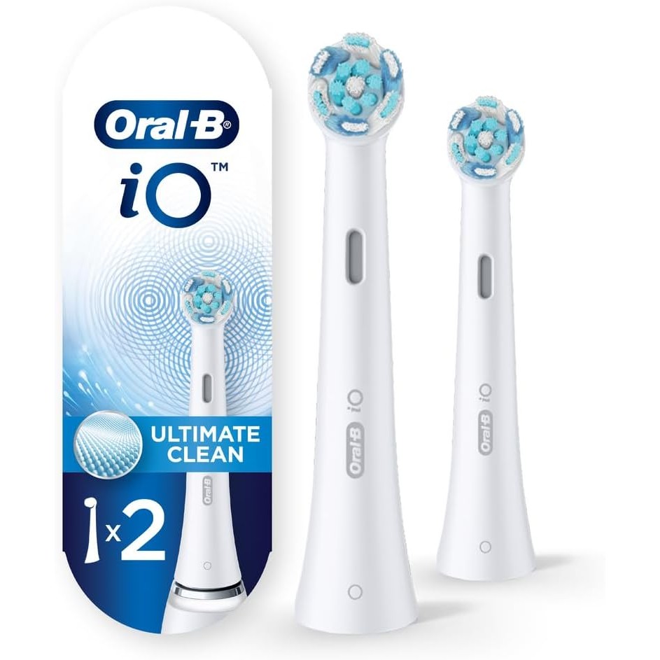 Oral B Power Toothbrush iO Advanced Clean Refills White 2 Pack