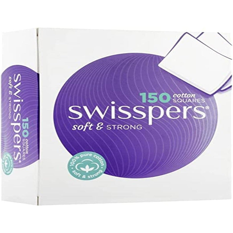 Swisspers Cotton Squares 150pk