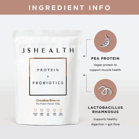 JShealth Protein + Probiotics Chocolate Brownie 300g