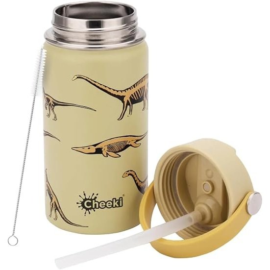 CHEEKI Kids Bottle Insulated Dinosaur 400ml