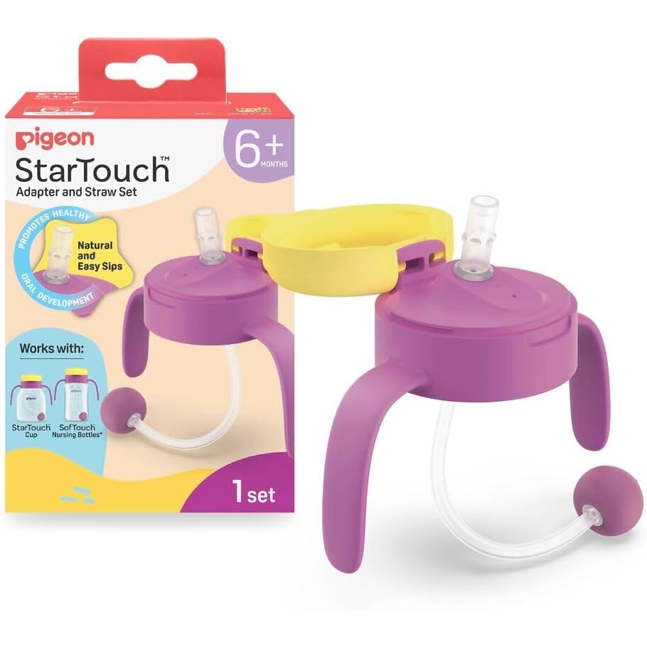 Pigeon Startouch Adapter + Straw Set Berry Blast