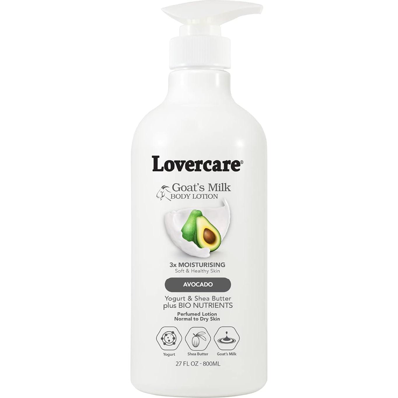 Lovercare Goat's Milk Avocado Body Lotion 800ml