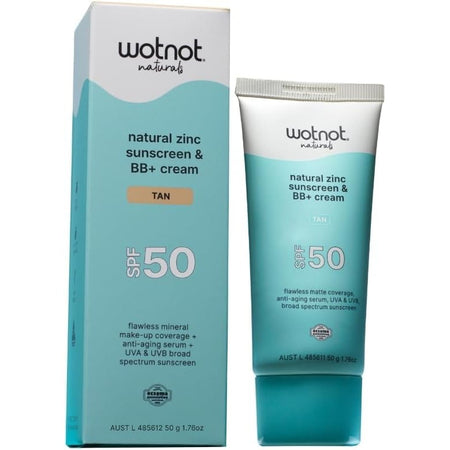 Wotnot Sunscreen & Bb+ Cream Spf50 Tan 50g