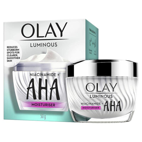 Olay Luminous Niacinamide + AHA Face Cream Moisturiser 50g