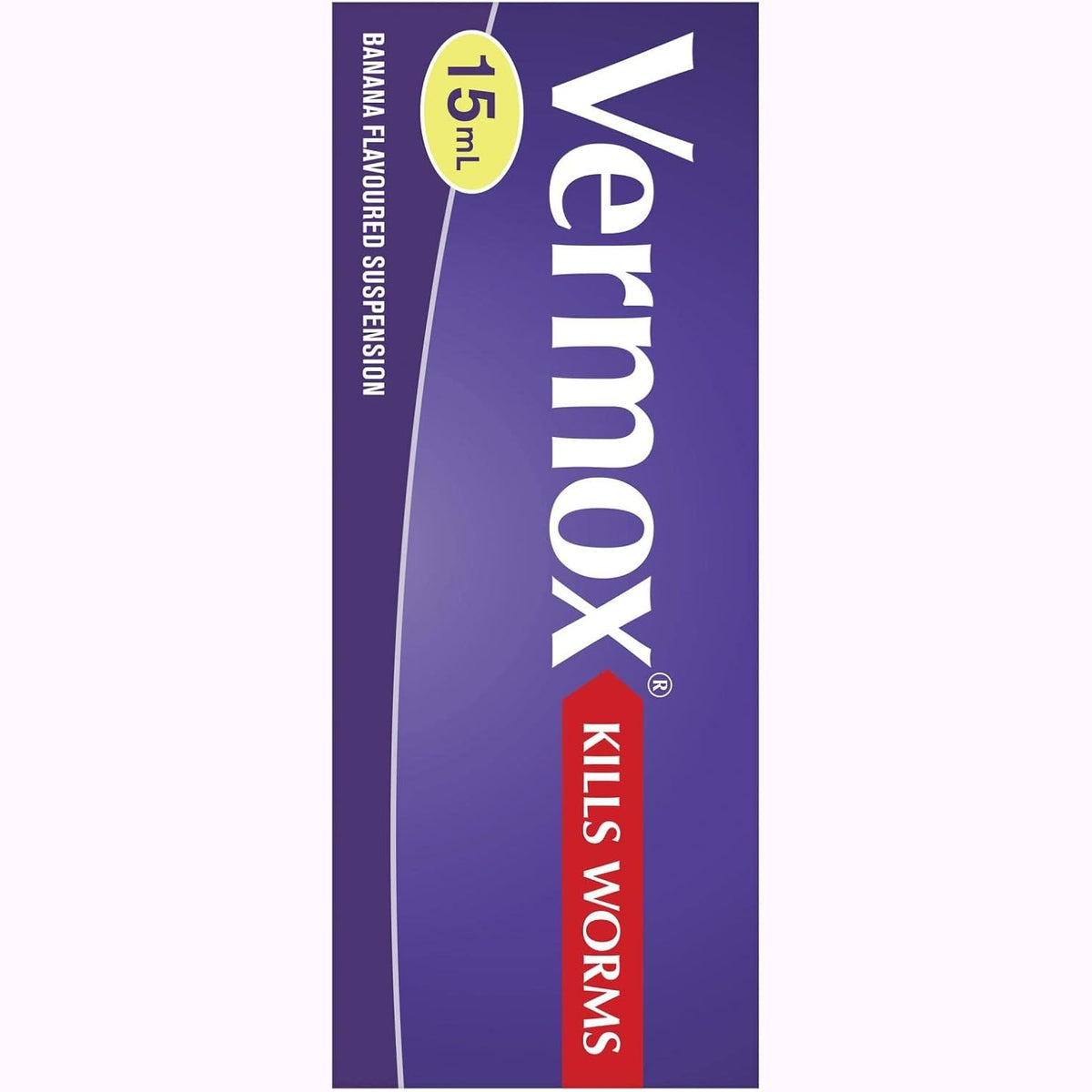 Vermox Worming Treatment Suspension Banana Flavour 15ml