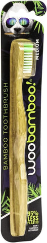 Woobamboo Eco-Friendly Biodegradable Bamboo Toothbrush Medium