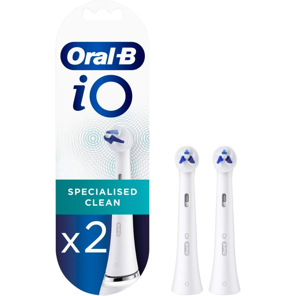 Oral B Power Toothbrush iO Specialised Clean Refills White 2 Pack
