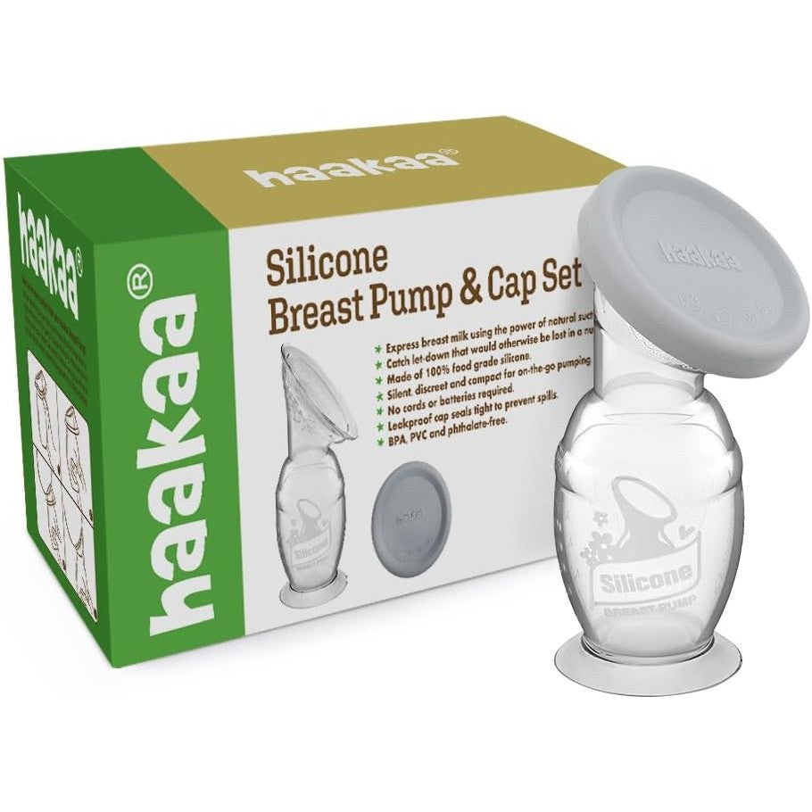 Haakaa Gen. 2 Silicone Breast Pump With Suction Base & Silicone Cap 1 Each