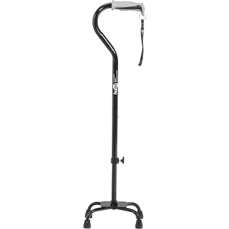 Hugo Ergonomic Quad Cane - Ebony