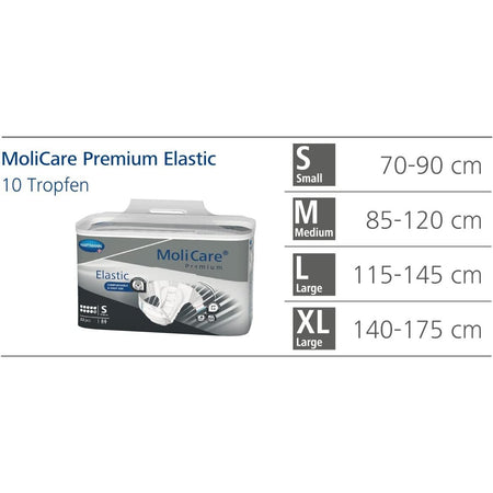 Molicare Premium Elastic 10 Drops Large 14 Pack