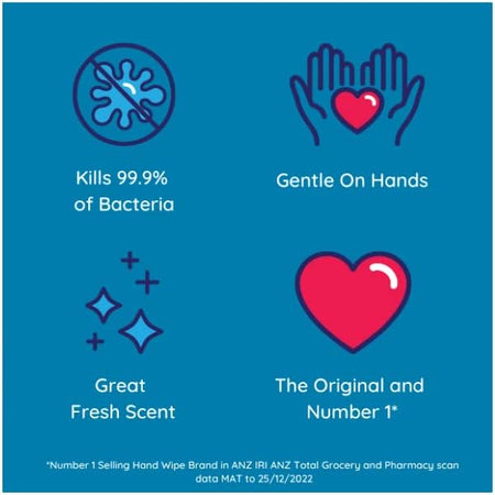 Wet Ones Be Fresh Original Antibacterial Hand & Body Wipes 15 Wipes