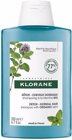 Klorane Organic Mint Scalp Protective Shampoo 200ml