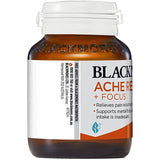 Blackmores Ache Relief + Focus 30 Capsules