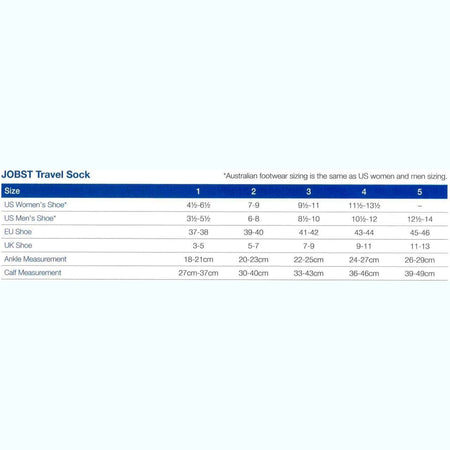 JOBST Travel Socks – Knee High Medical Compression Stockings BEIGE SIZE 1