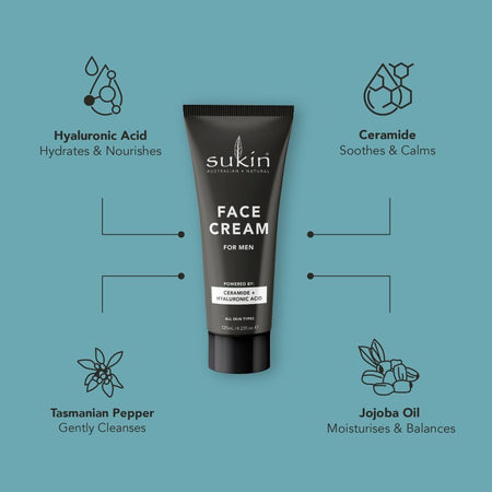 Sukin for Men Face Cream 125ml