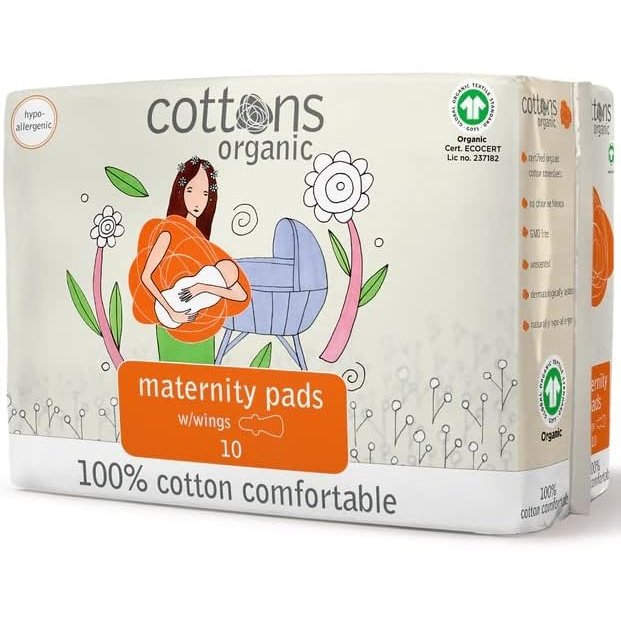 COTTONS PAD MATERNITY 10PK