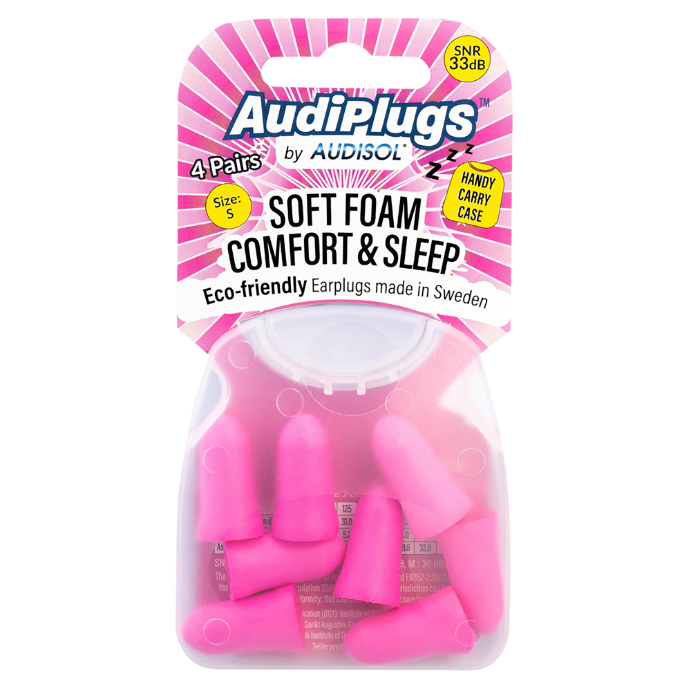 AUDIPLUGS Soft Foam Comfort & Sleep 4 Pairs