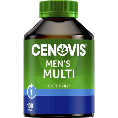 Cenovis Men's Multi - Once-Daily Multivitamin - 100 Capsules