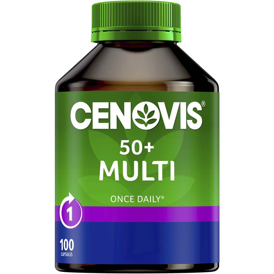 Cenovis 50+ Multi - Once-daily Multivitamin - 100 Capsules