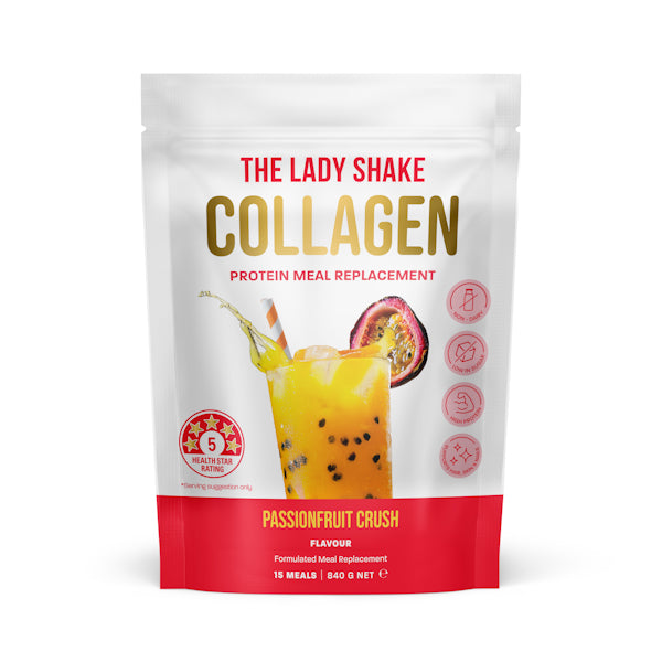 The Lady Shake Collagen FMR Passionfruit 840G