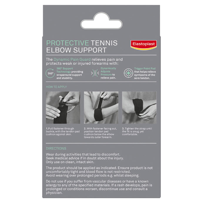 Elastoplast Sport Tennis Elbow Adjustable Black 1 Each