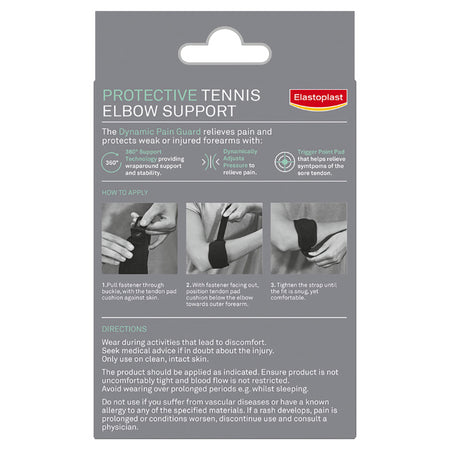 Elastoplast Sport Tennis Elbow Adjustable Black 1 Each