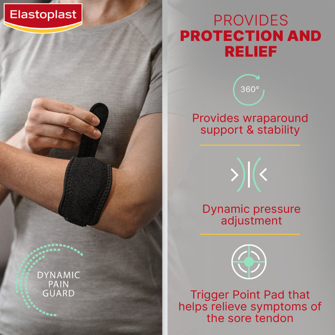 Elastoplast Sport Tennis Elbow Adjustable Black 1 Each