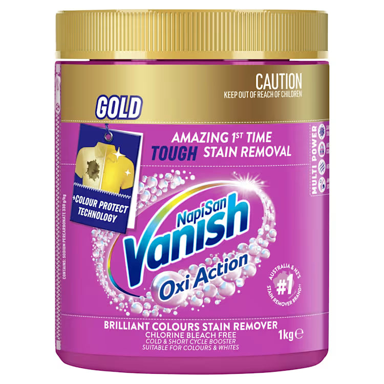 VANISH STAIN REMOVER NAPISAN OXI ACTION GOLD PRO 1KG