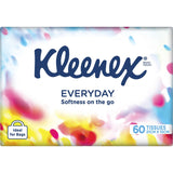 Kleenex Facial Tissue Soft Pack White 60 Pack