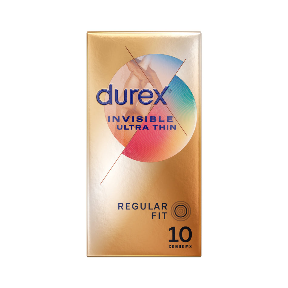 Durex Invisible Ultra Thin Condoms 10PK