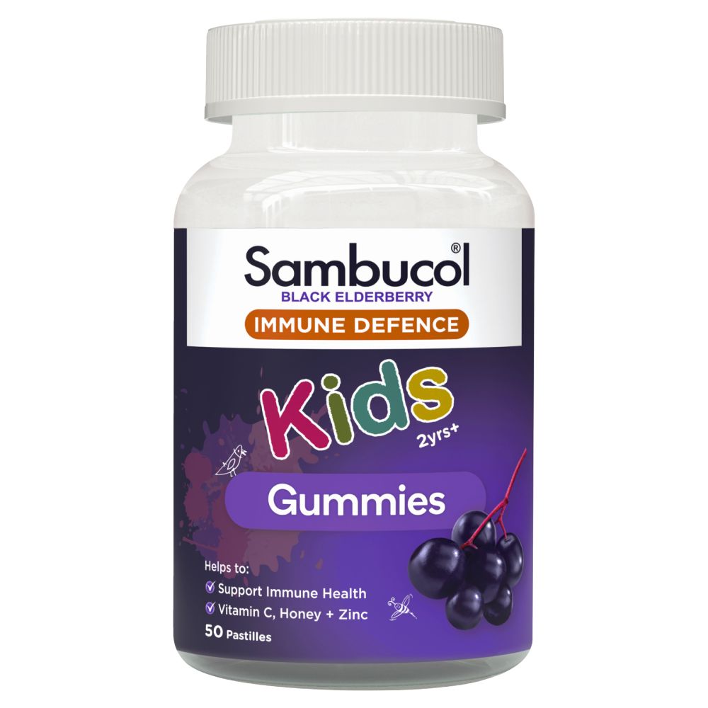 Sambucol Kids Immune Defence Gummies 50pk