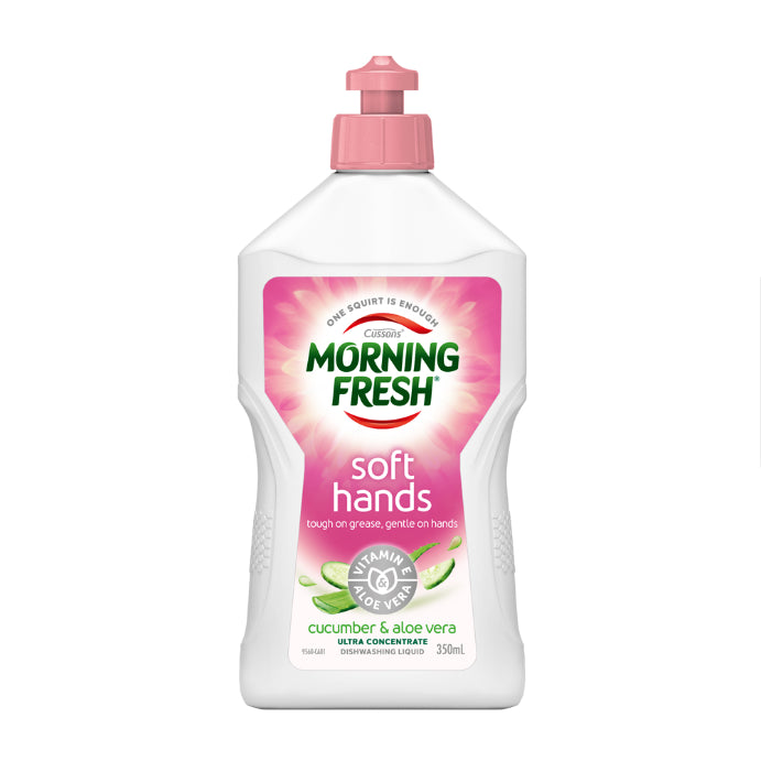 Morning Fresh Soft Hands Cucumber & Aloe Vera Dishwashing Liquid 350ml