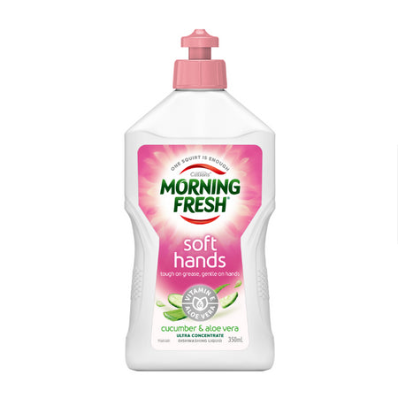 Morning Fresh Soft Hands Cucumber & Aloe Vera Dishwashing Liquid 350ml