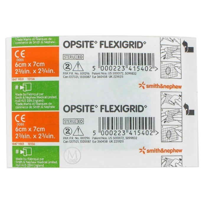 Opsite Flexigrid 6cm X 7cm 100 Pack