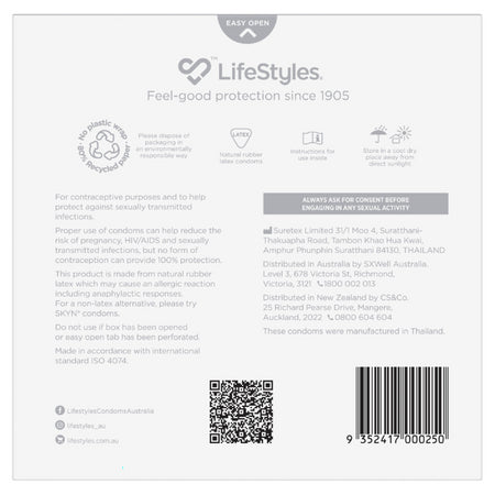 Lifestyles Zero Uber Thin Condoms 40 Pack