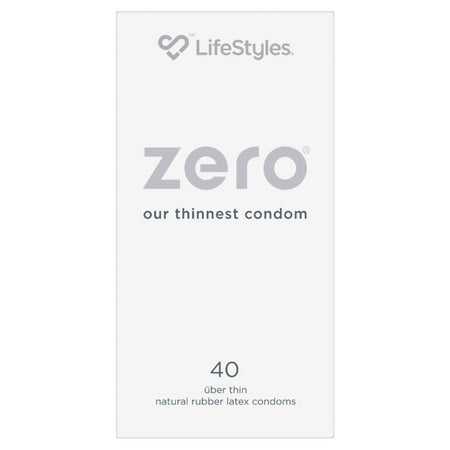 Lifestyles Zero Uber Thin Condoms 40 Pack