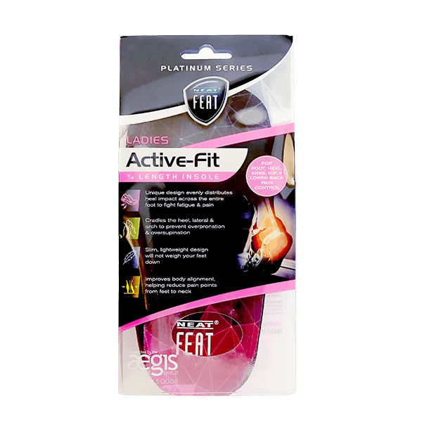 Neat Feat Femme 3/4 Length Active-Fit Insoles  Large