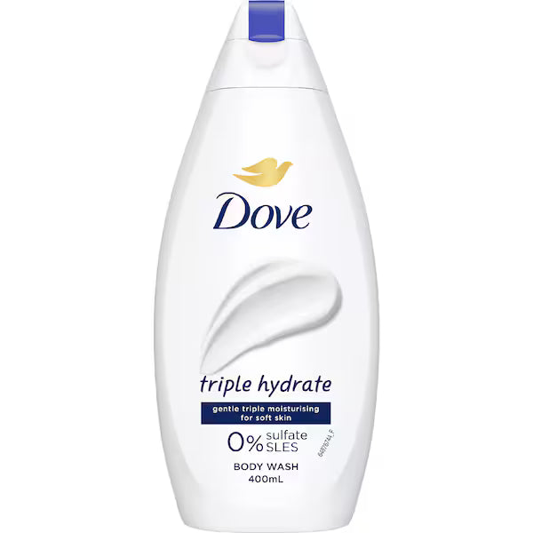 Dove Triple Hydrate B/wash 400ml