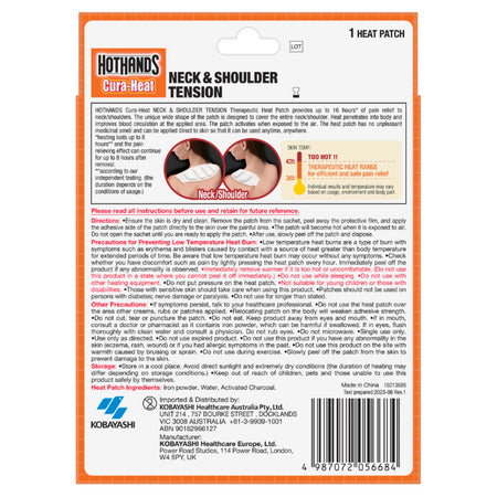 Hot Hands Cura Heat Neck & Shoulder Pack 1 Each