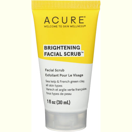 Acure Brightening Facial Scrub Sea kelp&French Green Clay 30ML