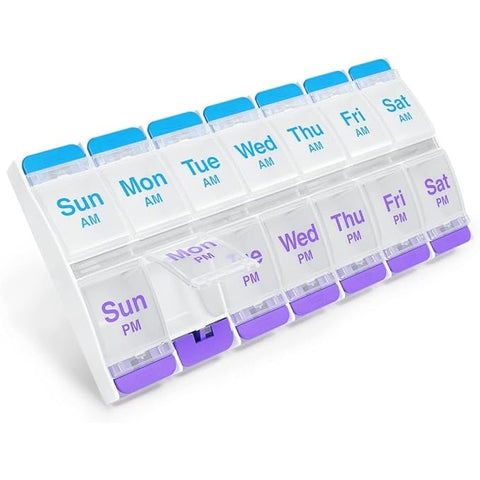 Ezy Dose AM/PM Push Button Pill Planner (XL)