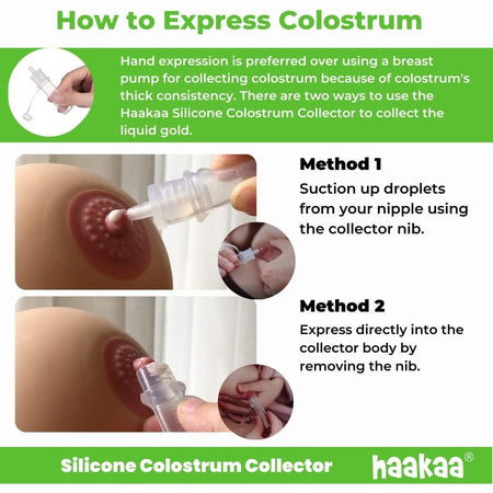 Haakaa Silicone Colostrum Collector Set Pre-sterilised 6 Pack