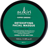 Sukin Super Greens Detoxifying Facial Clay Masque 100ml