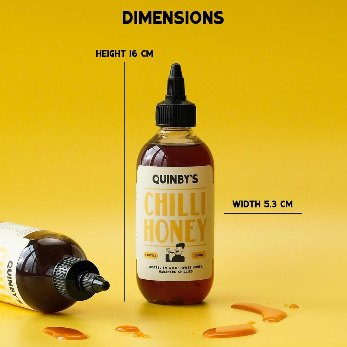 Quinby's Chilli Hot Honey 200ml