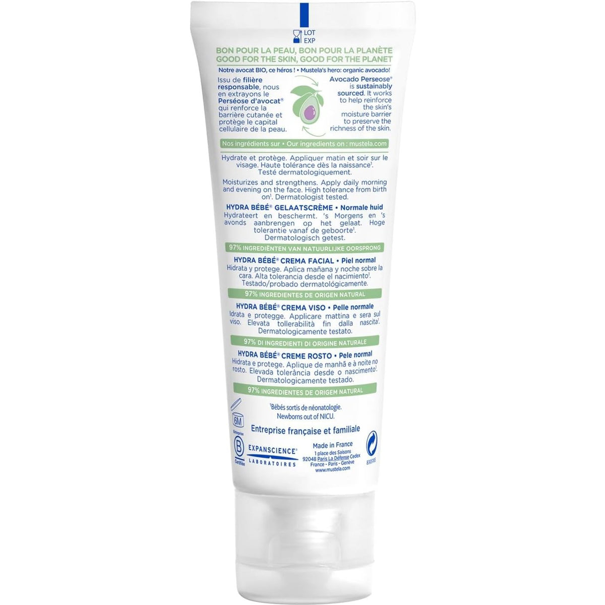 Mustela Hydra Bebe Facial Cream for Normal Skin 40ml