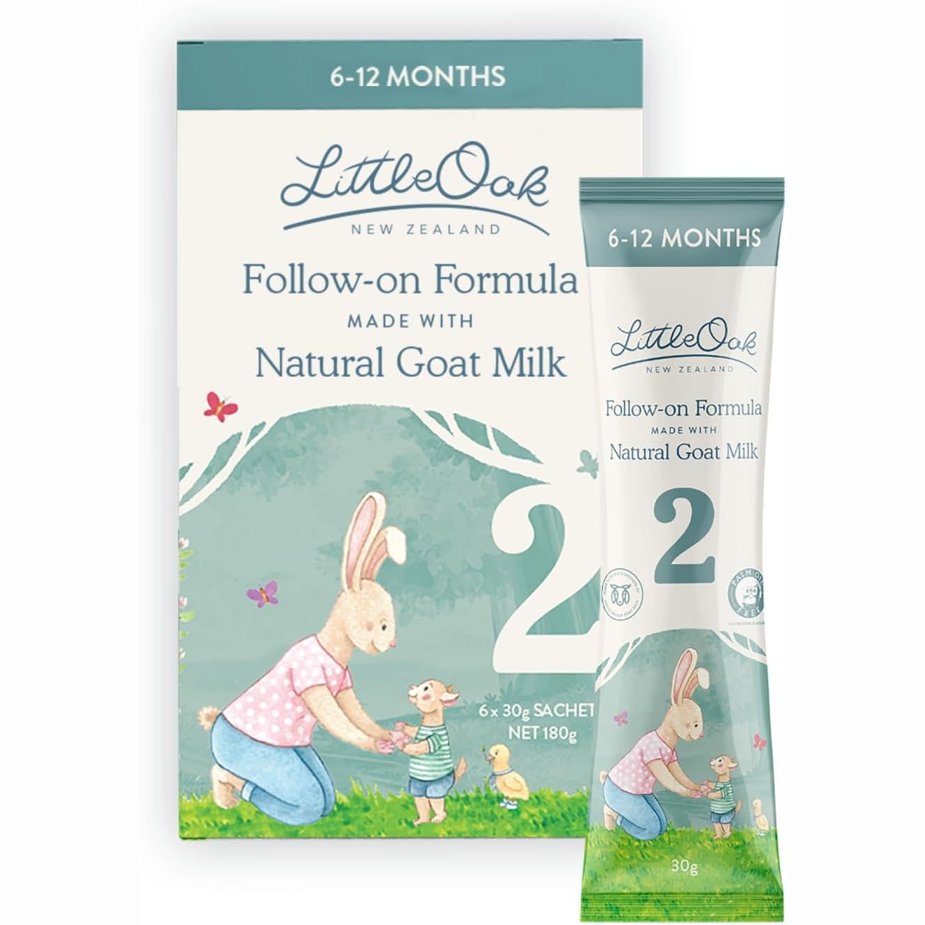 Littleoak Natural Goat Milk Formula 6 X 30g Sachets
