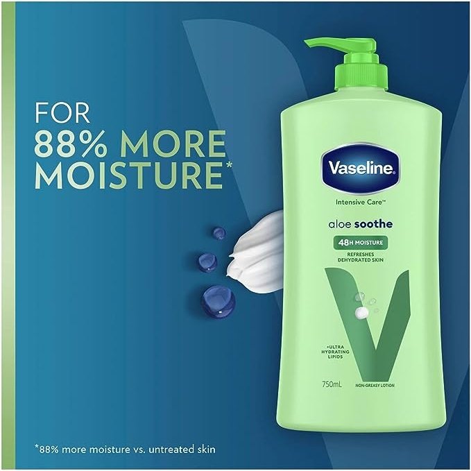 Vaseline Intensive Care Body Lotion Aloe Soothe 750ml