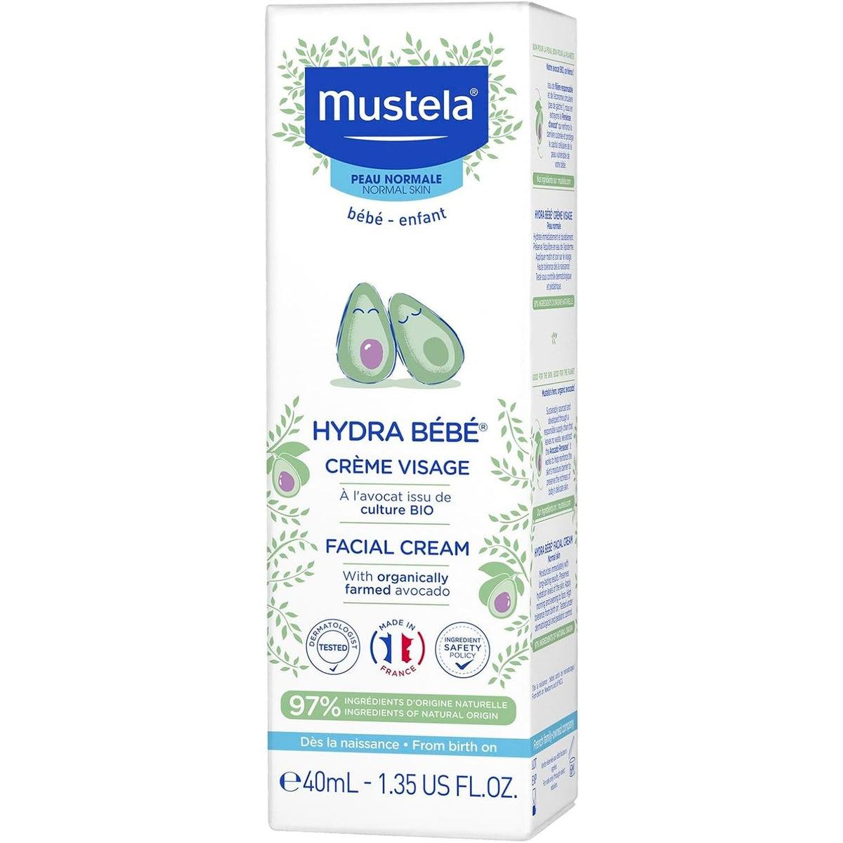 Mustela Hydra Bebe Facial Cream for Normal Skin 40ml